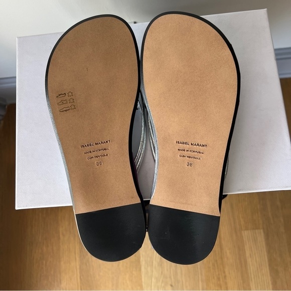 Isabel Marant Ecksa Thong Flip Flops - Picture 6 of 14